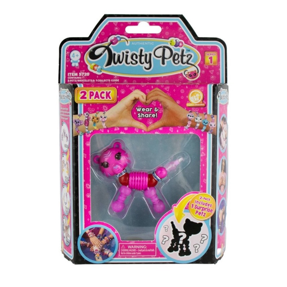 Twisty Petz 2pk Pinkypop Cheetah